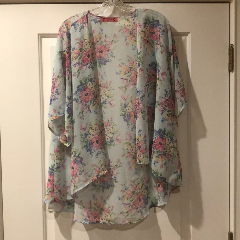 Floral Sheer Cardigan